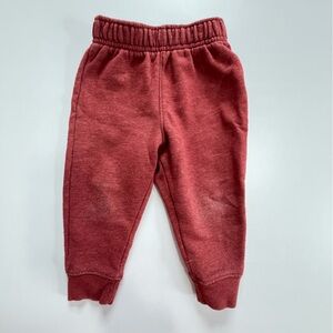 Cat & Jack Heathered Rust Red Jogger Pants